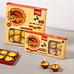 Tota Pure Cow Ghee Diyas - Wax Free 1 pc (Set of 10)