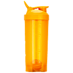 Oliveware Smart Gym Shaker Dist - Leak Proof, Durable, Yellow 500 ml 