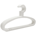 Jaycee Italian Hanger - Sturdy Design, Durable, For Shirts, Suits, Dresses, Coats, White 6 pcs 