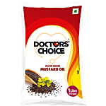 Doctors' Choice Kachi Ghani Mustard Oil 1 L Pouch (910 g)