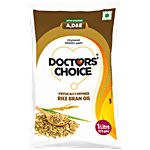 Doctors' Choice Physically Refined Rice Bran Oil 1 L Pouch (910 g)