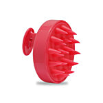 Bronson professional Scalp massager & Shampoo Brush - Silicone Bristles, Easy To Handle, Rose Pink 1 pc