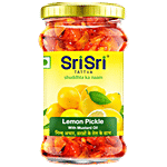 Sri Sri Tattva Lemon Pickle Mustard Oil - Rich In Nutrients 300 g