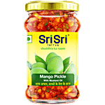 Sri Sri Tattva Mango Pickle Mustard Oil - Rich Source Of Antioxidants & Nutrients 300 g