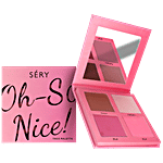 Sery Face Makeup Palette - 3 In 1 Highlighter, Contour & Blush, Lightweight 18 g Just Peachy