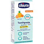 Chicco Mix Fruit Toothpaste - No Fluoride, Prevents Dental Cavity, For 12 Months To 6 Year Kids 50 g