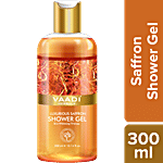 Vaadi Herbals Luxurious Saffron Shower Gel - Whitens The Skin, Reduces Pigmentation 300 ml 