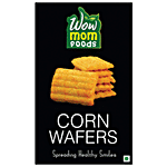 WOW MOM FOODS Corn Wafers - Rich, Crispy, No Added Preservatives & Colours 55 g