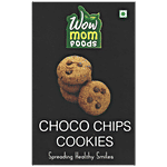WOW MOM FOODS Millet Choco Chips Cookies - Rich, Crispy, No Added Preservatives 150 g