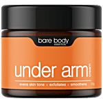 Bare Body Essentials Underarm Cream - Exfoliates, Smoothens & Evens Skin Tone 50 g 