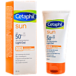 Cetaphil Sun PFf 50+ Light Gel - For Sensitive Skin, Body & Face, Broad Spectrum, High Protection 50 ml