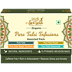 indiSecrets Assorted Tulsi Infusions With 4 Exotic Flavours 25.5 g