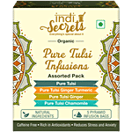 indiSecrets Assorted Tulsi Infusions With 4 Exotic Flavours 8.5 g Pouch (5 N x 1.7 g)