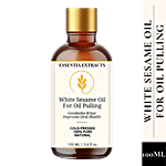 Essentia Extracts White Sesame Oil For Oil Pulling - Improves Oral Health & Prevents Diseases 100 ml 