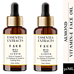 Essentia Extracts Almond Skin Brightening Facial Oil - Fades Dark Circles 30 ml (15 ml x 2 N)