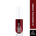 Chambor Colour Studio â€“ Le Squad Nail Enamel, Chip Resistant, Long Wear, Rich Colour 6 ml 104 Wow-Women Of Worth