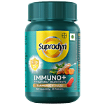 Supradyn Immuno+ Multivitamin Tablets For Men & Women - With Turmeric & Tulsi 30 pcs No