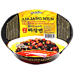 Paldo Jjajang Men King Bowl Korean Noodles - Non Spicy, With Black Bean Sauce 190 g