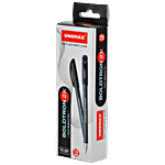 Unomax Boldtron 2X Liquid Ball Pen - Jet Ink, For Smooth Writing, 1.0 mm, Black 10 pcs 