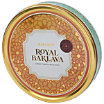 Anand Sweets Royal Baklava Round - Sweets, Dessert, Snack 580 g Tin