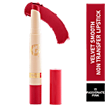 Mattlook Velvet Smooth Non-Transfer Lipstick - Long-Lasting & Water Proof 2 g 17 Passionate Pink