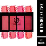 Mattlook Beauty Blush Palette - Velvety Finish, Long-Lasting, Highly Pigmented 20 g 02 Love Me