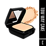 Half N Half Two Way Cake Compact Powder - SPF 20, Lightweight, Long-Lasting 24 g Shade C