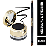 Mattlook Gel Kajal & Cake Eyeliner - 24 Hours Stay, Smudge Proof & Transfer Proof 7 g Black