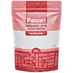 PANSARI Water Chestnut/Singhara Flour - Rich In Protein & Calcium,  Gluten Free 500 g 
