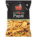 JABSONS Gujarati Namkeen - Papdi, Lightly Salted, Gluten Free, Chickpeas Crisps 120 g