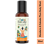 Boho Botanist Body Wash Mandarin & Kakadu Plum - Mini, Niacinamide & Vit C, Glowing Skin 50 ml