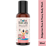 Boho Botanist Body Wash Bulgarian Rose & Peony - Mini, Skin Softening, Travel Pack 50 ml