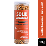 Omay Foods Solid Soyabean - Protein Rich, Roasted, No Cholesterol, Oil-Free Snack 160 g