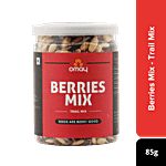 Omay Foods Berries Mix - Roasted, Rich In Antioxidants, Boosts Immunity, Oil-Free Snack 85 g