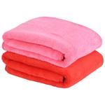 Buy JBG Home Store Microfiber Clothes - Red & Baby Pink, Supersoft ...