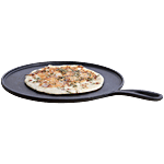 Wonderchef Forza Pre-Seasoned Cast Iron Dosa Tawa - Sturdy Handle, Long-Lasting, 27 cm 1 pc