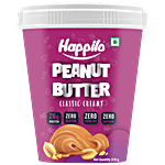 Happilo Classic Peanut Butter - Creamy, High In Protein, Gluten Free 510 g