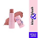 Blue Heaven Kiss & Blush Lip & Cheek Tint - Provides Bright Look 8.5 g Metallic Copper