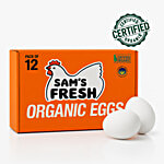 Sam's Fresh Organic Eggs - Easy To Digest 12 pcs 