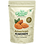 Grocery Farm American Almonds - 100% Natural, Premium & Healthy, No Additives 200 g