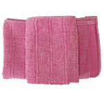 VC Cotton Hand/Face Towel - Premium, Soft, Gentle On Skin, Pink 1 pc 