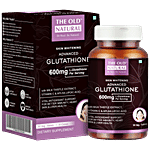 The Old Natural Advance Glutathione 600 mg Tablets - Vitamin C & E, Biotin, Grape Seed Extract, For Skin Glow 30 pcs 