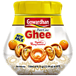 Gowardhan Pure Cow Ghee - Premium Quality, Rich In Vitamins 750 ml Jar