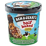 Ben & Jerry's Half Baked Brownies & Cookie Dough Ice Cream 465 g
