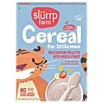 Slurrp Farm Mixed Fruit & Rice Crispies Cereal - Instant Healthy Cereal With No Sugar 300 g