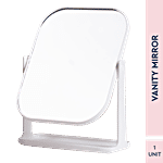 Gubb Vanity Mirror With Storage Tray - Lightweight, For Accessories, White Colour 271 g 
