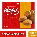 Biteful Osmania Biscuits - Value Pack, Sweet & Salty 500 g 