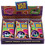 Wild Date Choco Cherry & Almond Butter Snack Bar - Gluten-Free, No Added Sugar 240 g (6 pcs x 40 g Each)