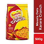 Saffola Masala Oats - Karara Crunch, Classic Masala, Tasty Recipe 500 g