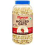 Manna Rolled Oats - Gluten Free, Old Fashioned, Diabetic Friendly, Wholegrain 1 kg 